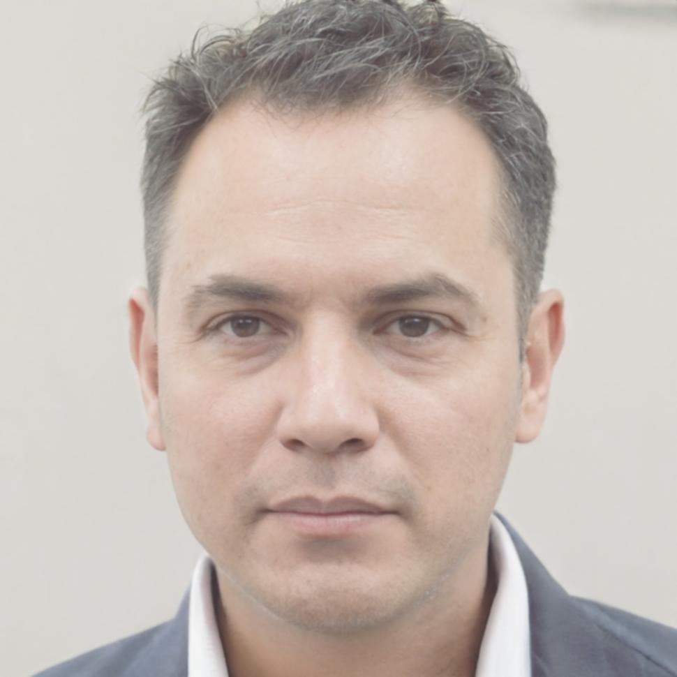 Retrato de Aurelio Mendoza, organizador de eventos